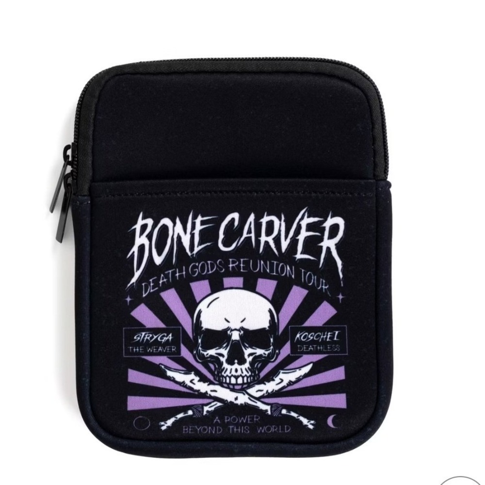 Bone Carver Death Gods Reunion Tour Kindle E-Reader Padded Neoprene Sleeve Case